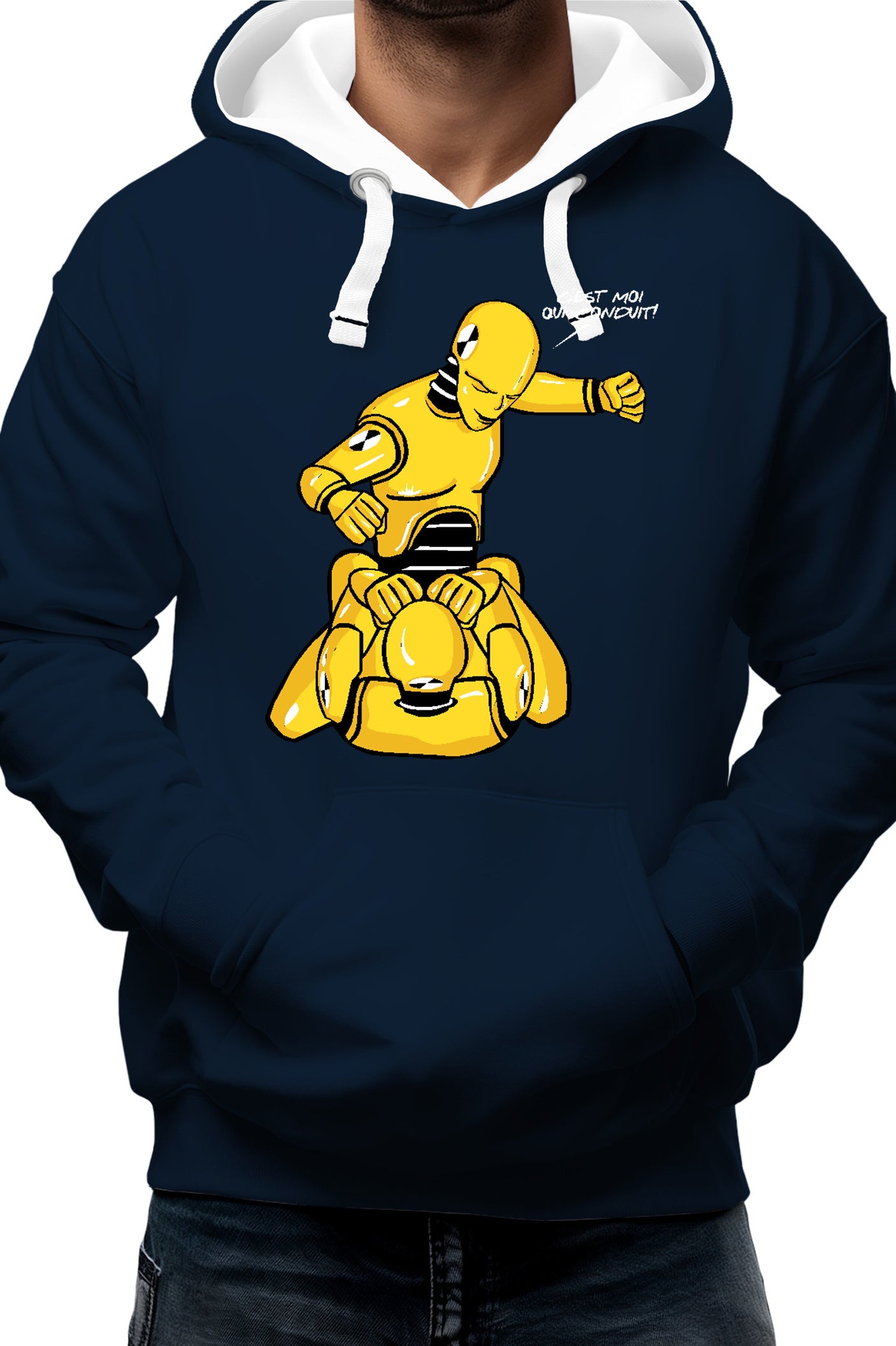 Sweat Adulte Mannequi crash test qui conduiras