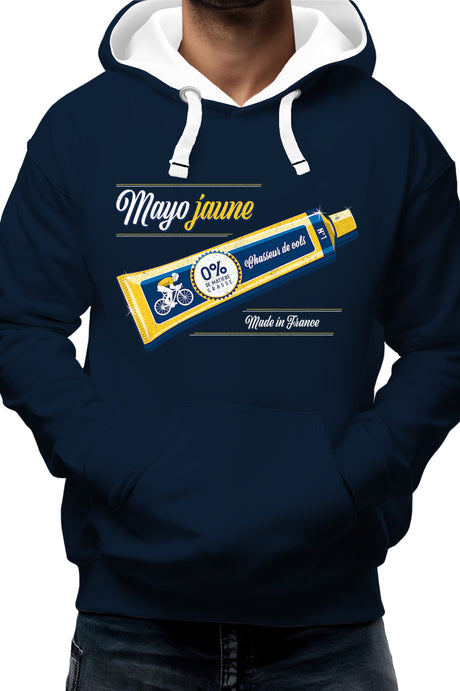 Sweat Adulte Mayo jaune, la maillot des chasseur de cols