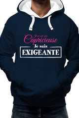 Sweat Adulte Je ne suis pas capricieuse