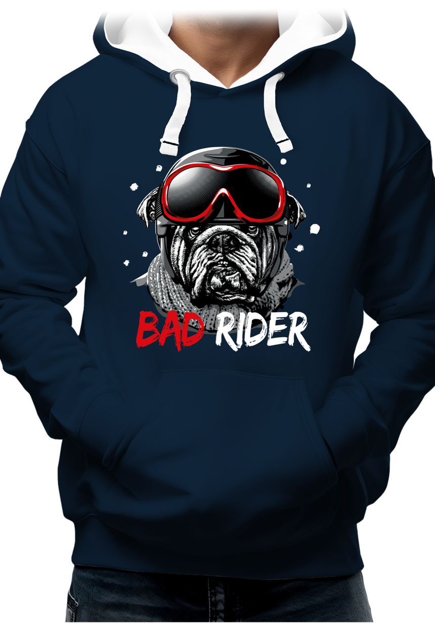 Sweat Adulte Bad Rider le chien rider