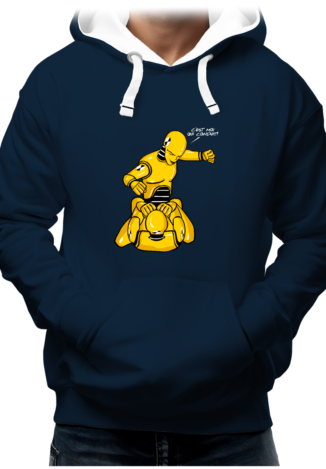 Sweat Adulte Mannequin crash test qui conduiras