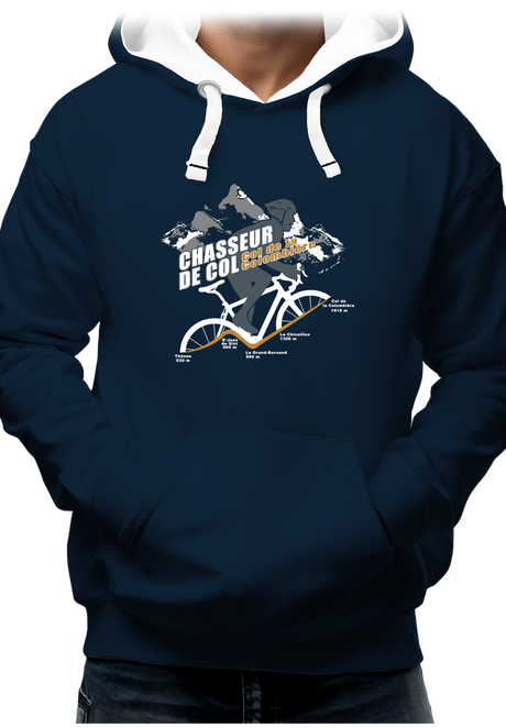 Sweat Adulte Vélo Chasseur de col Colombière