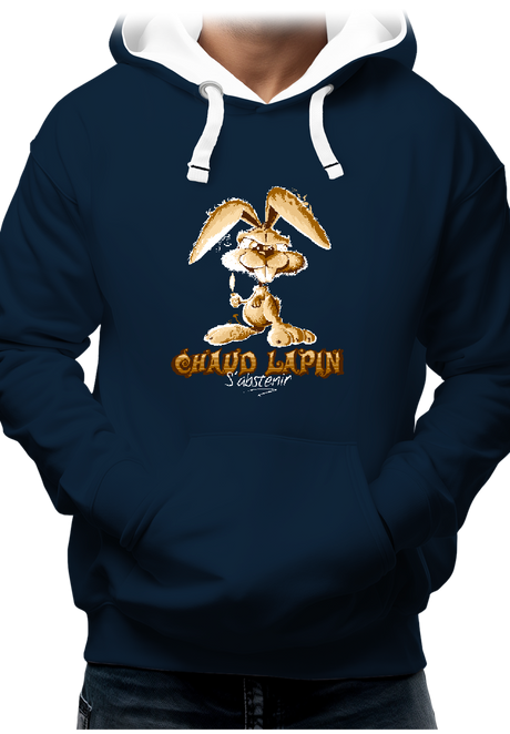 Sweat Adulte Chaud lapin s'abstenir