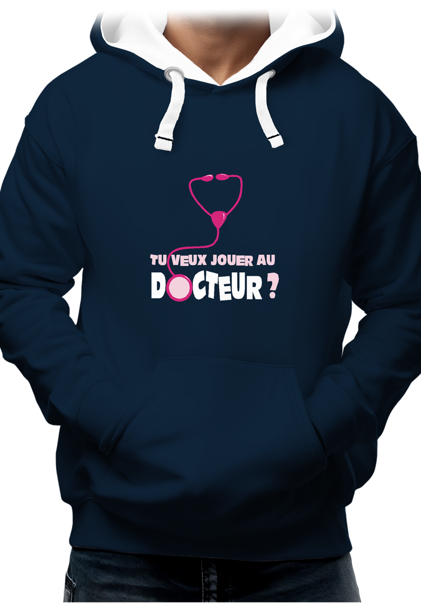 Sweat Adulte Tu Veux Jouer Au Docteur ?