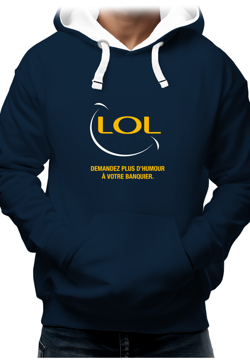 Sweat Adulte Lol Banque