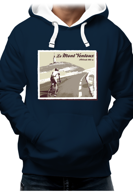 Sweat Adulte Le Mont Ventoux en vélo