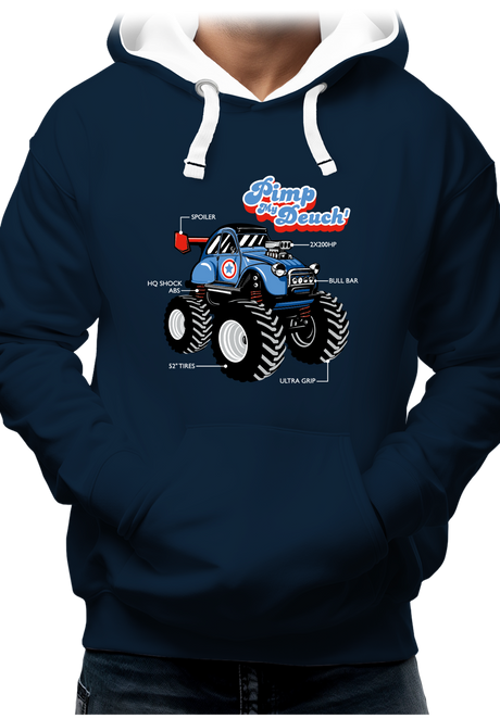 Sweat Adulte Voiture Monster 2CV