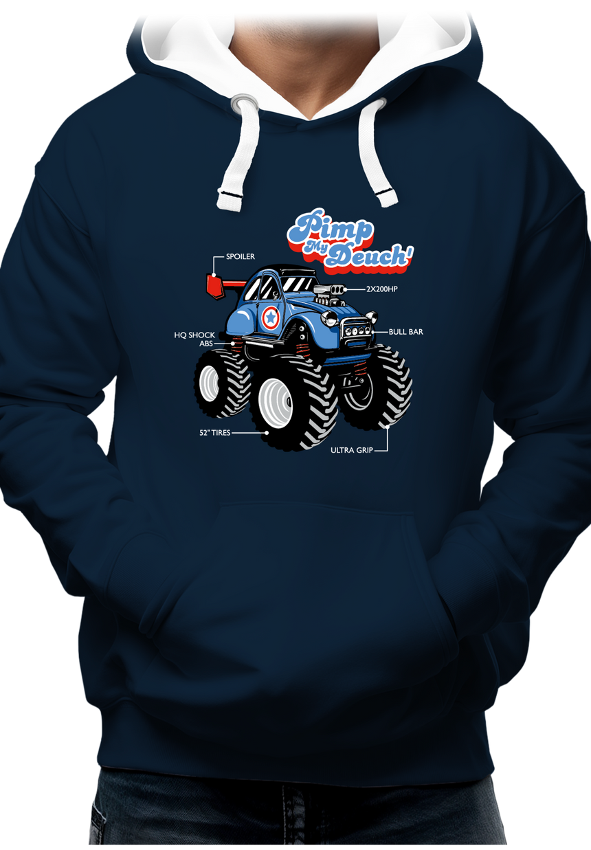 Sweat Adulte Voiture Monster 2CV