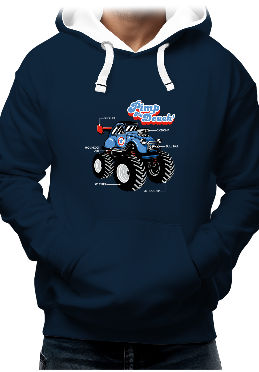 Sweat Adulte Monster Deuch