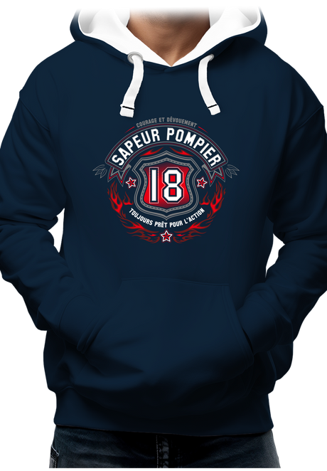 Sweat Adulte Sapeur pompier