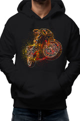 Sweat Enfant Dessin moto abstrait