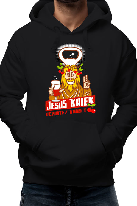 Sweat Adulte La bière Jesus Kriek