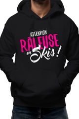 Sweat Enfant Attention râleuse en ski