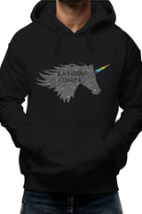 Sweat Adulte Raimbow unicorn is coming
