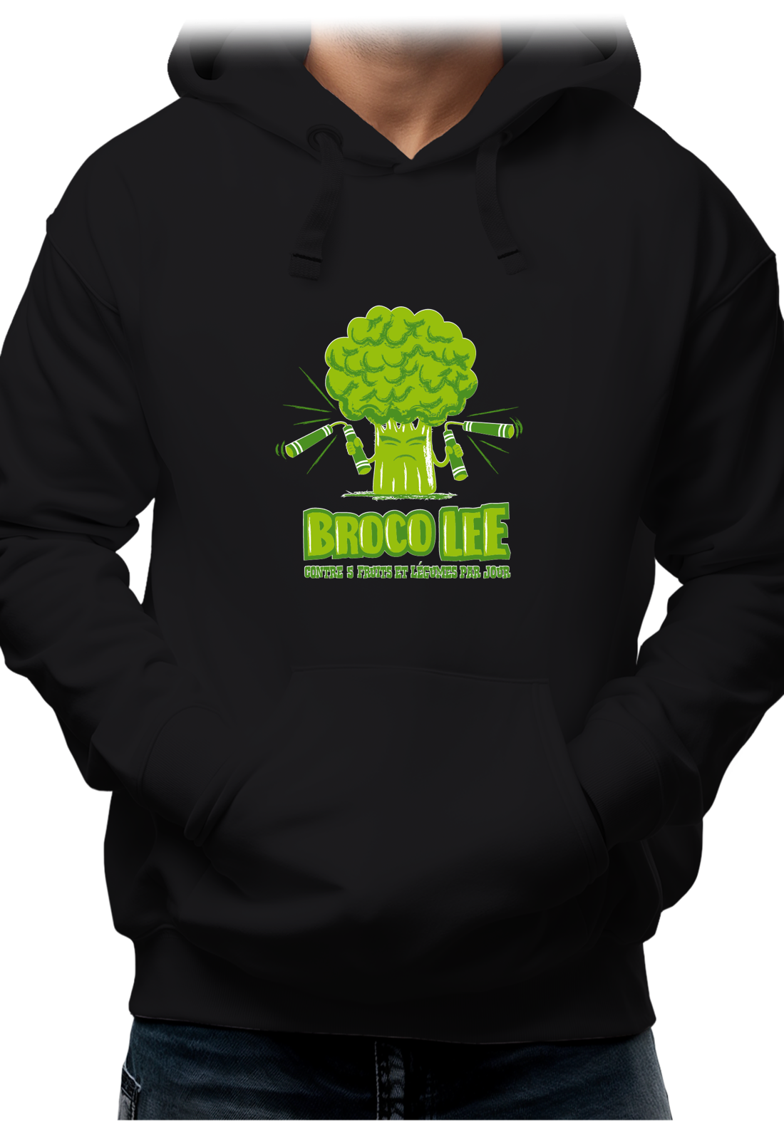 Sweat Adulte Broco Lee contre 5 fruits et légumes