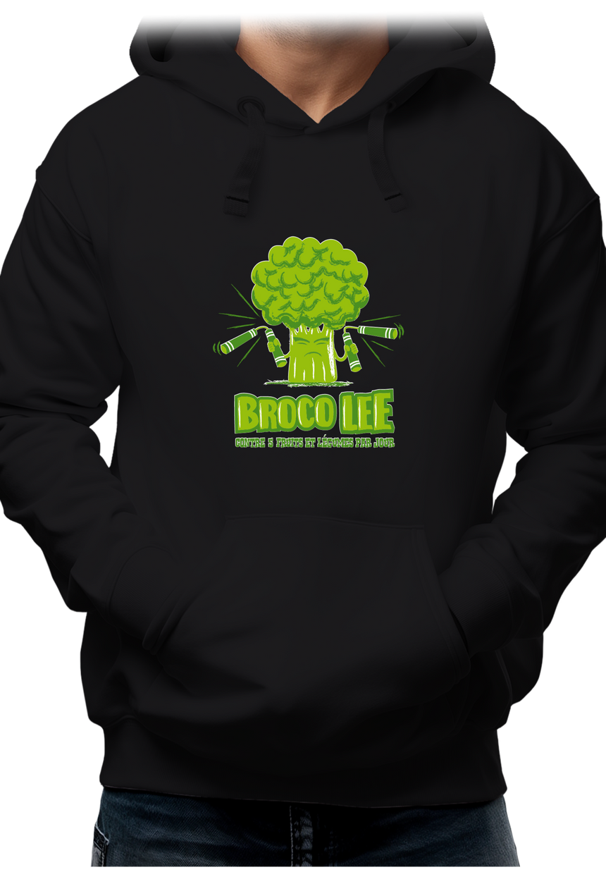 Sweat Adulte Broco Lee contre 5 fruits et légumes
