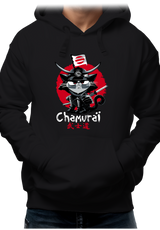 Sweat Adulte Chat en samouraï