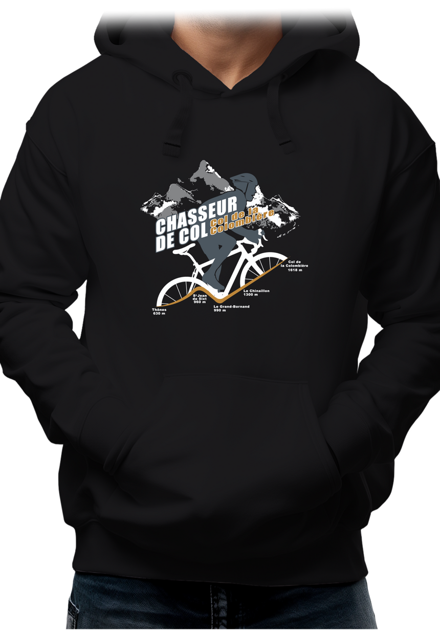 Sweat Adulte Vélo Chasseur de col Colombière