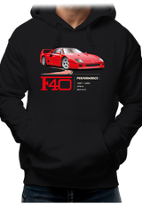 Sweat Adulte F40 le V8 iconique