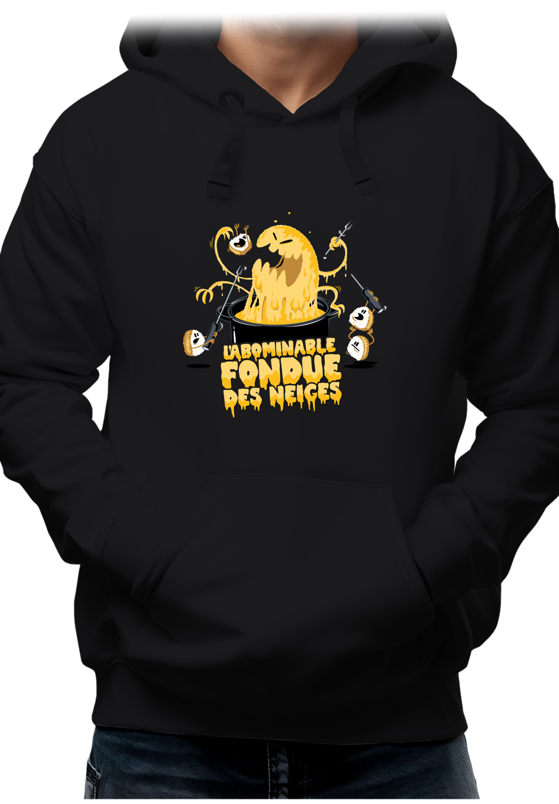 Sweat Adulte L'abominable fondue des neiges