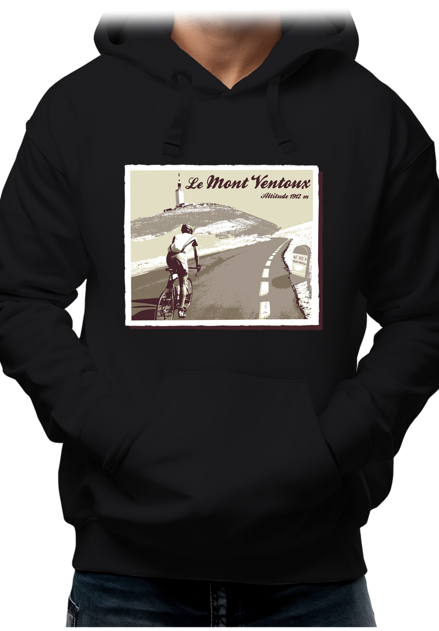 Sweat Adulte Le Mont Ventoux en vélo