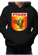 Sweat Adulte Pticon la bière des motards fou