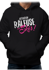 Sweat Adulte Attention râleuse en ski