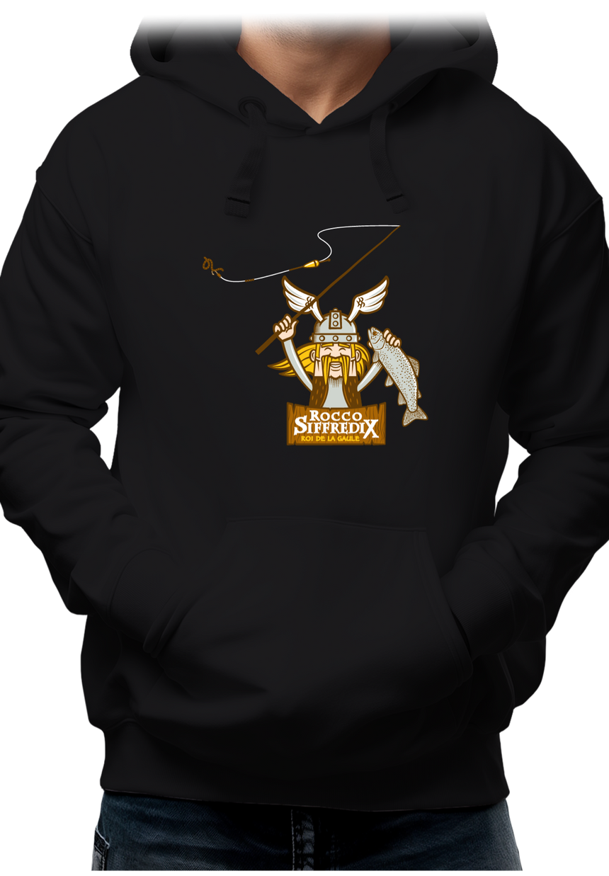 Sweat Adulte Pêcheur roi de la gaule