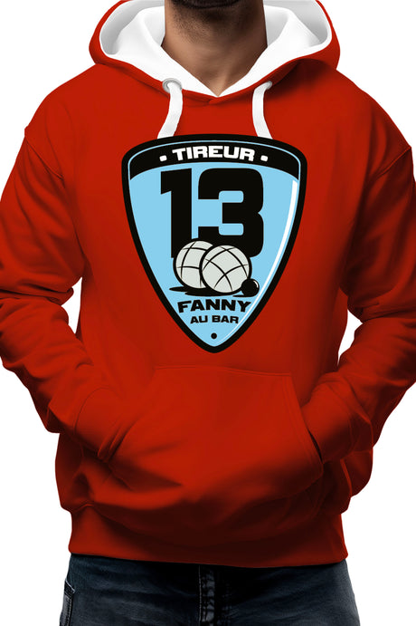 Sweat Adulte Fanny au bar ... Tireur