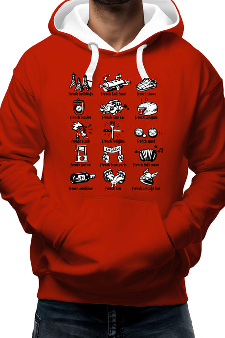 Sweat Adulte French French Symbol
