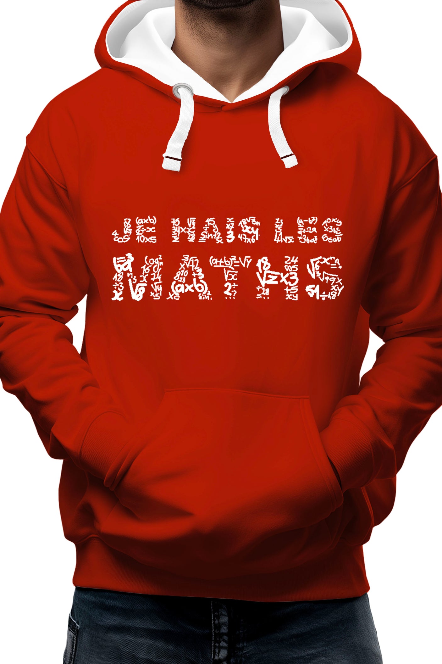 Sweat Adulte Je Hais Les Maths