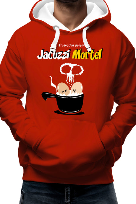 Sweat Adulte Des Oeufs dans un jacuzzi