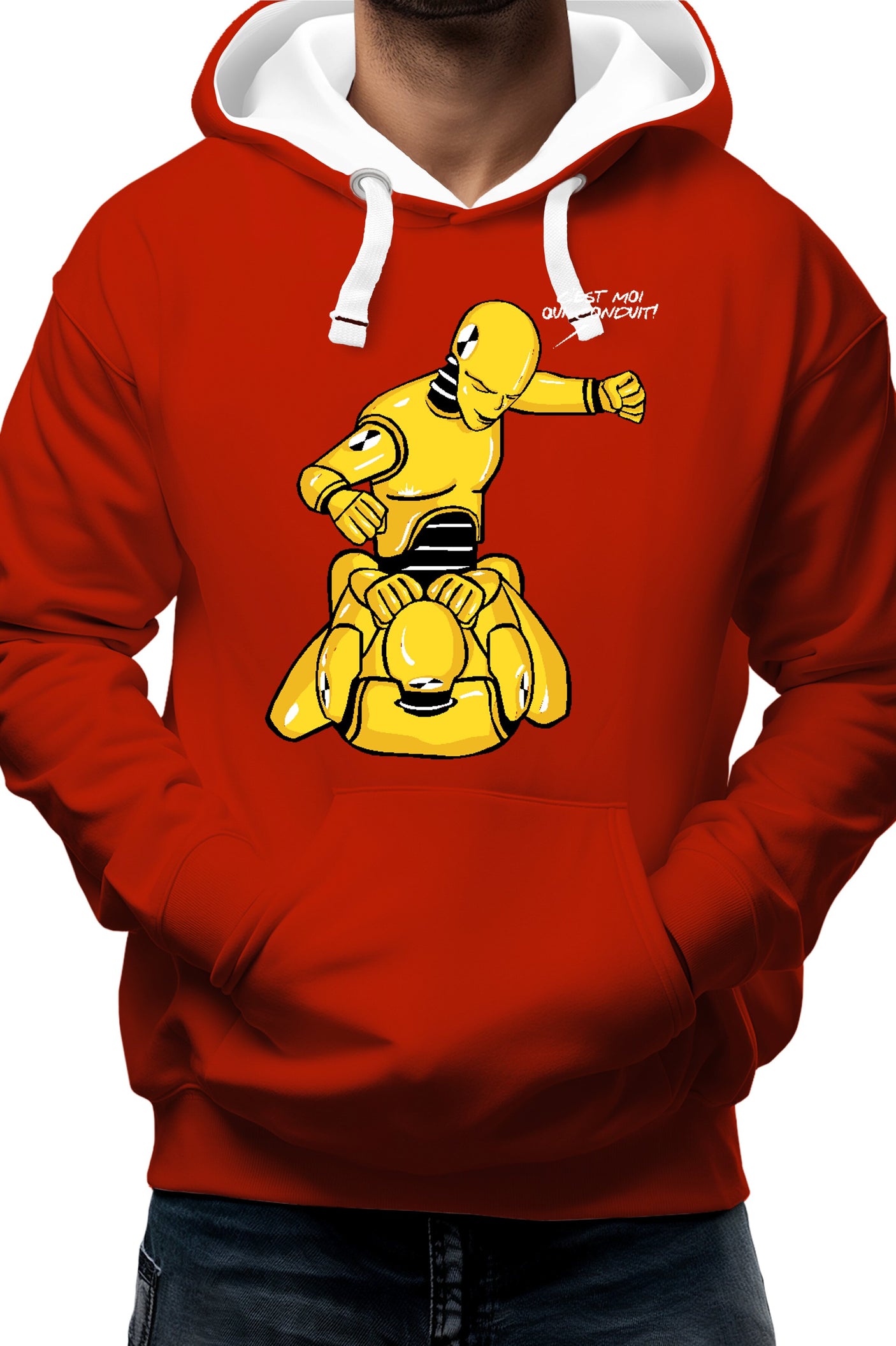 Sweat Adulte Mannequi crash test qui conduiras