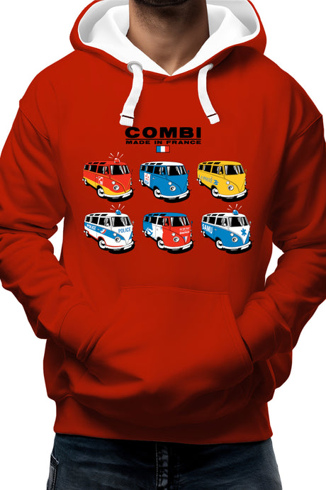 Sweat Adulte Les combis van France
