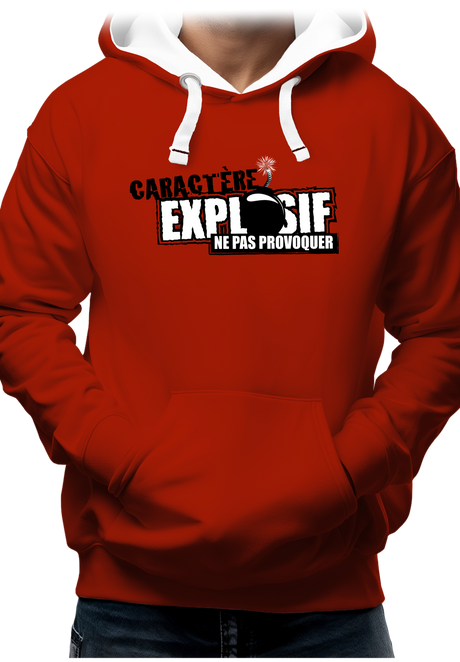 Sweat Adulte Caractère explosif
