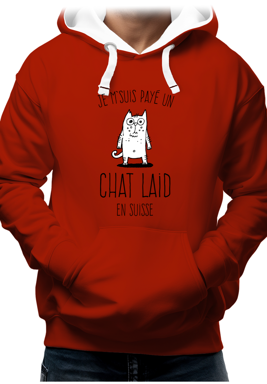 Sweat Adulte Un chat laid en suisse