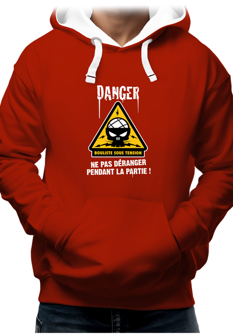 Sweat Adulte Bouliste sous tension