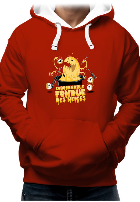 Sweat Adulte L'abominable fondue des neiges