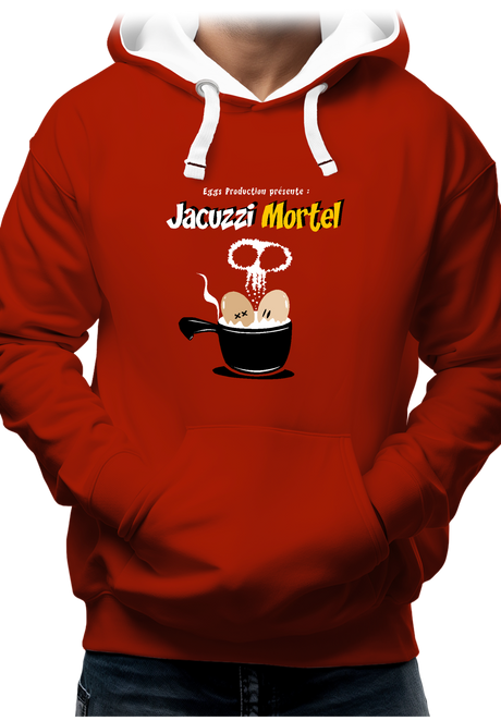 Sweat Adulte Des Oeufs dans un jacuzzi