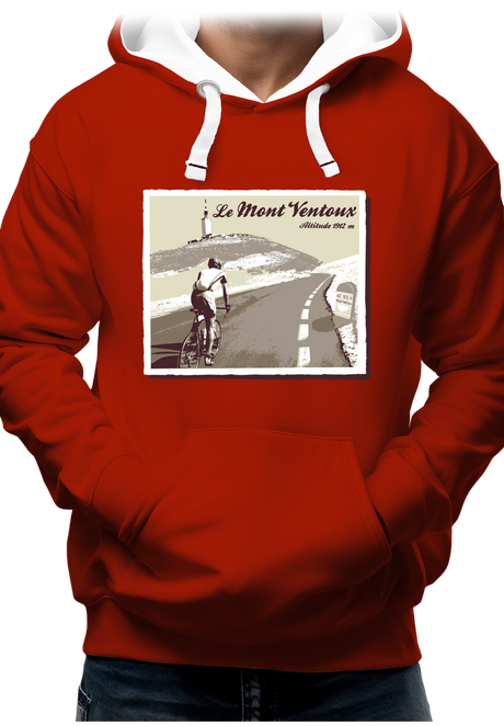 Sweat Adulte Le Mont Ventoux en vélo