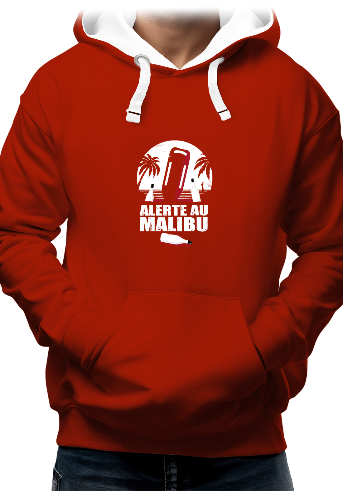 Sweat Adulte Alerte au Malibu