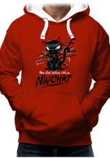 Sweat Adulte Mon chat déchire tout c'est un ninja