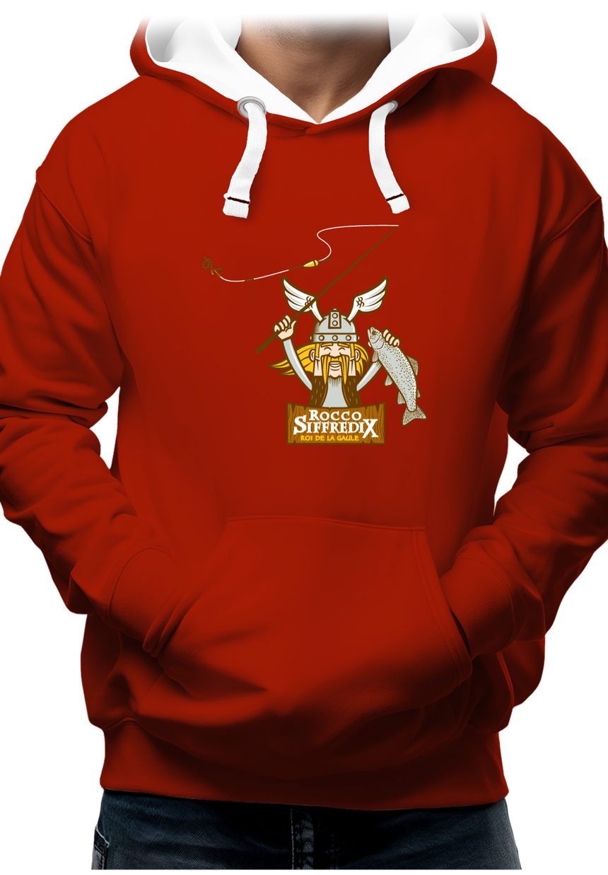 Sweat Adulte Pêcheur roi de la gaule
