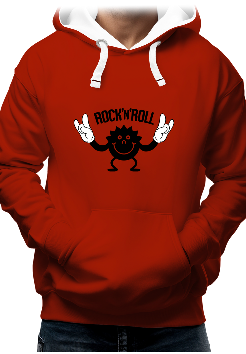Sweat Adulte Smile Rock'N'Roll