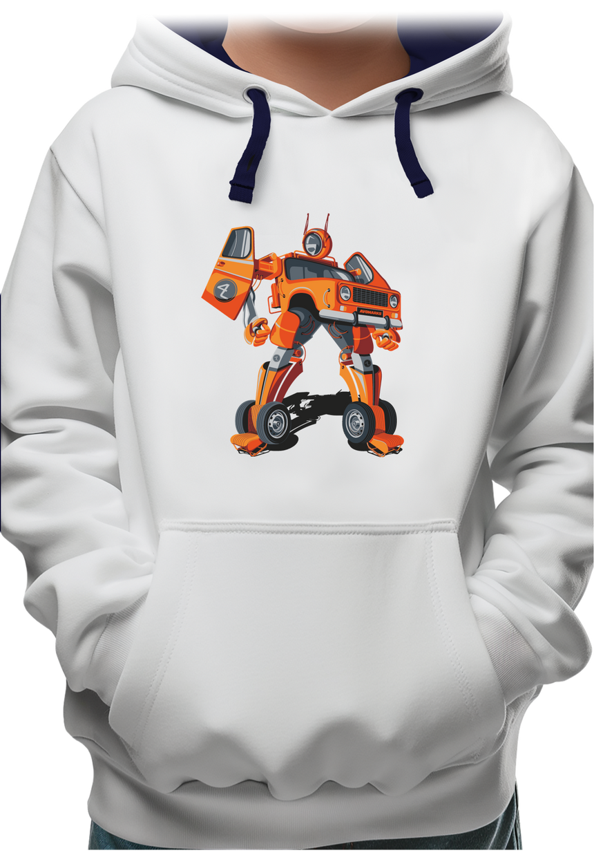 Sweat Enfant Voiture 4L Transformer