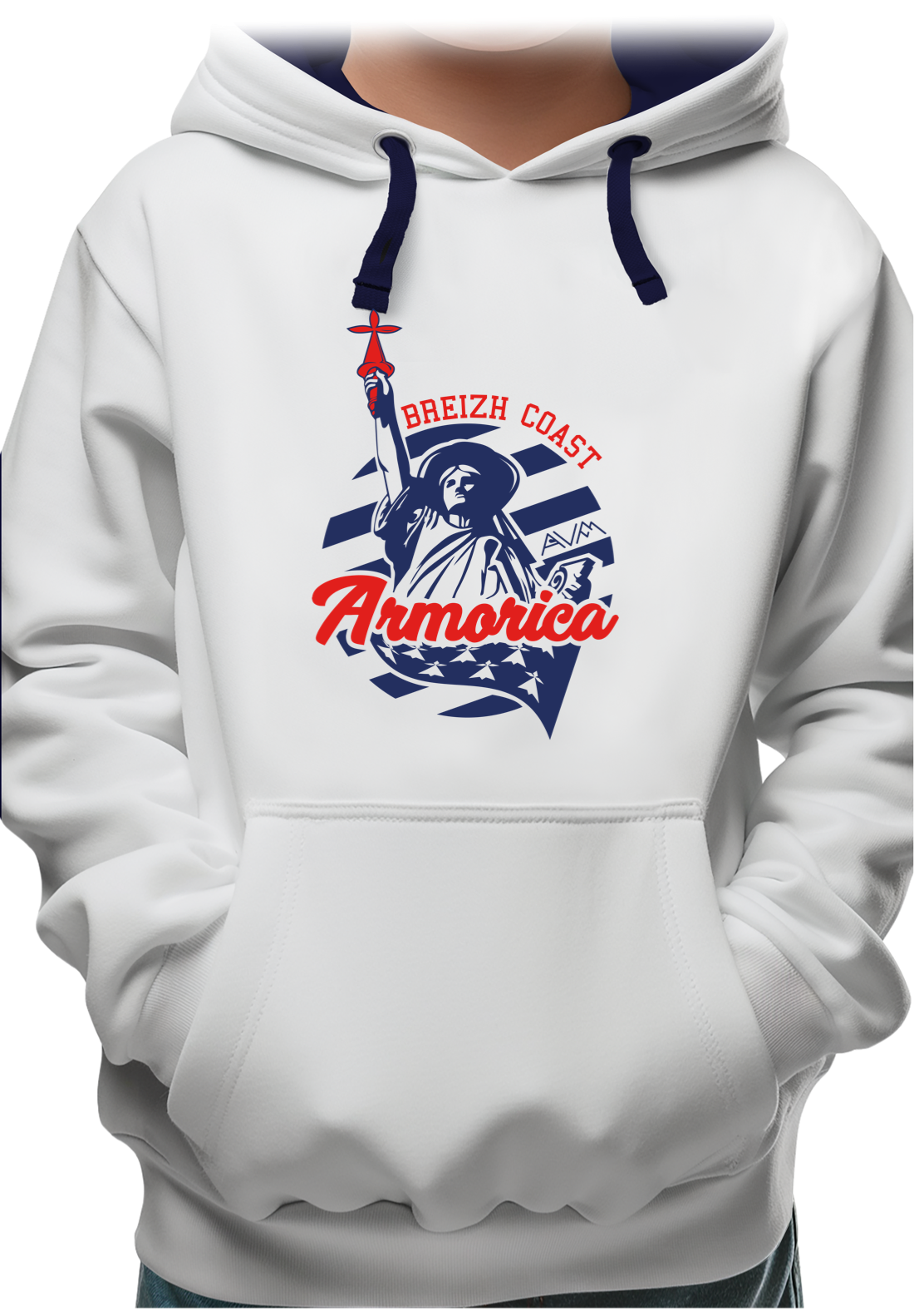 Sweat Enfant La statue des bretons unies