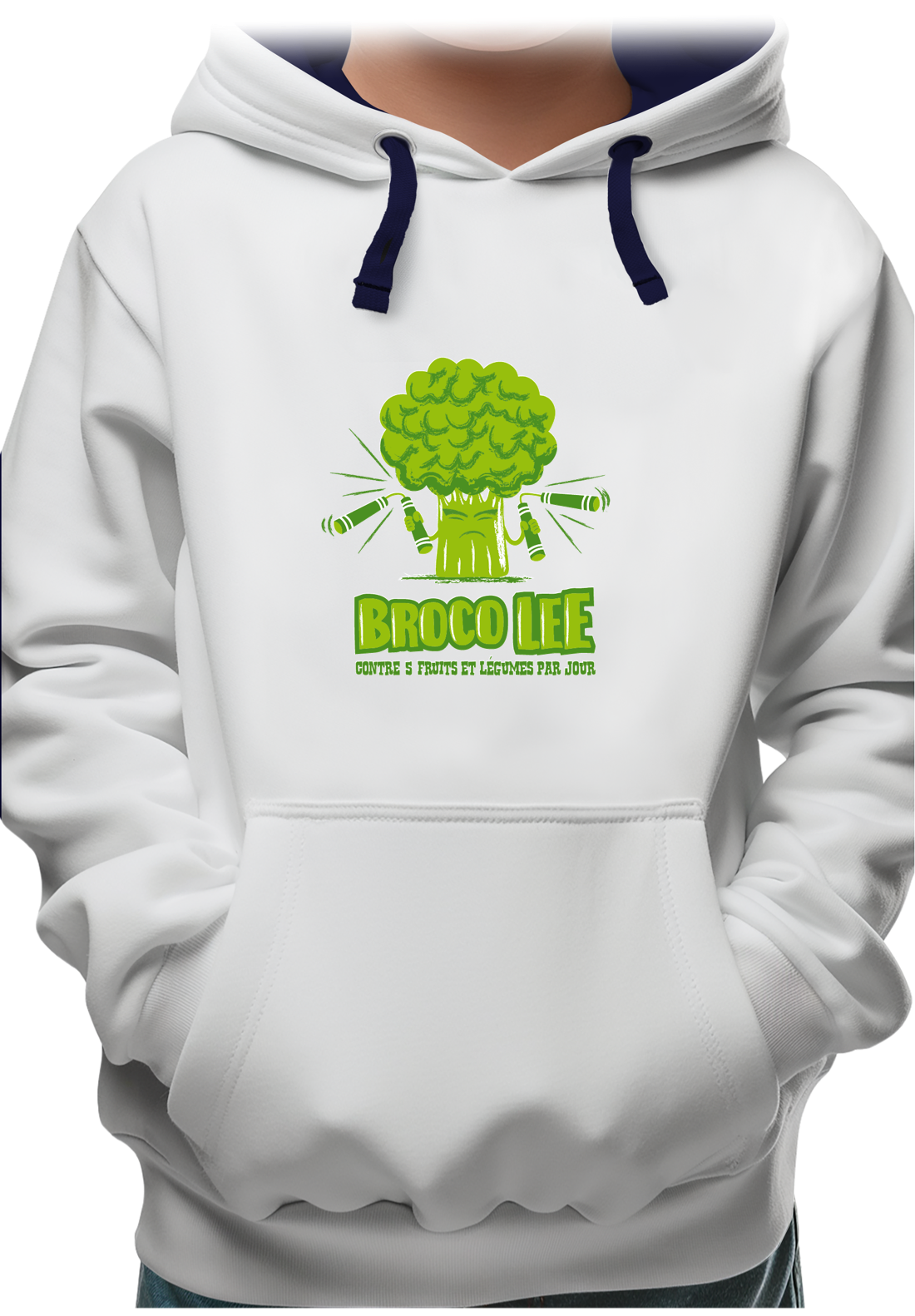 Sweat Enfant Broco Lee contre 5 fruits et légumes