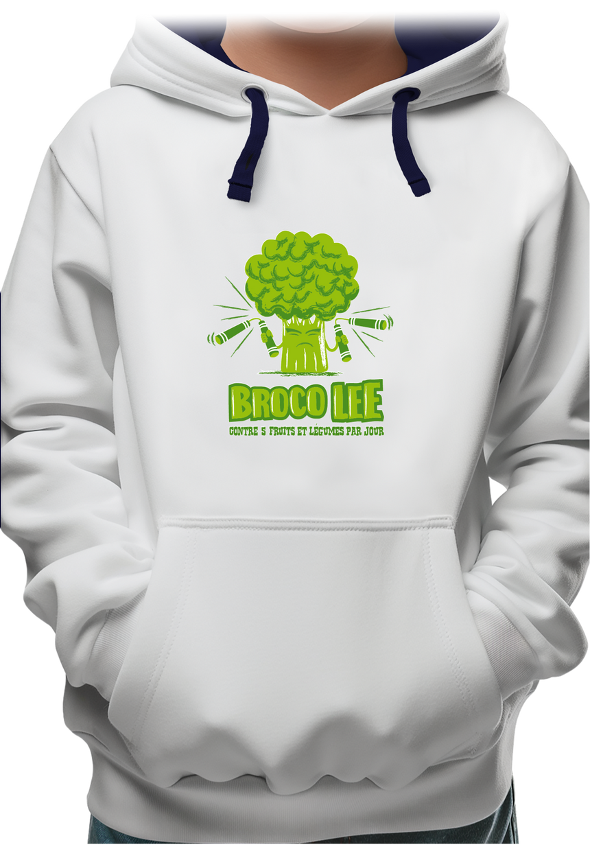 Sweat Enfant Broco Lee contre 5 fruits et légumes