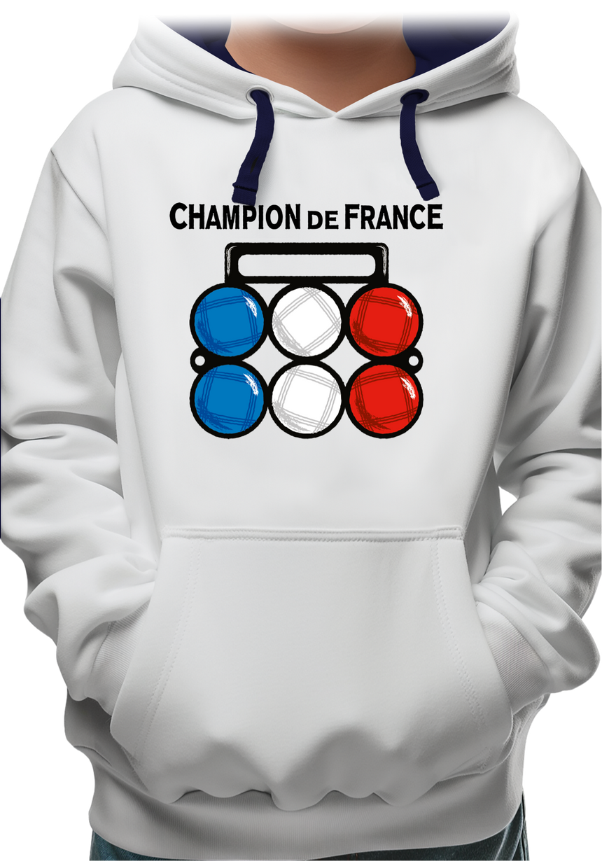 Sweat Enfant Champion de France de pétanque