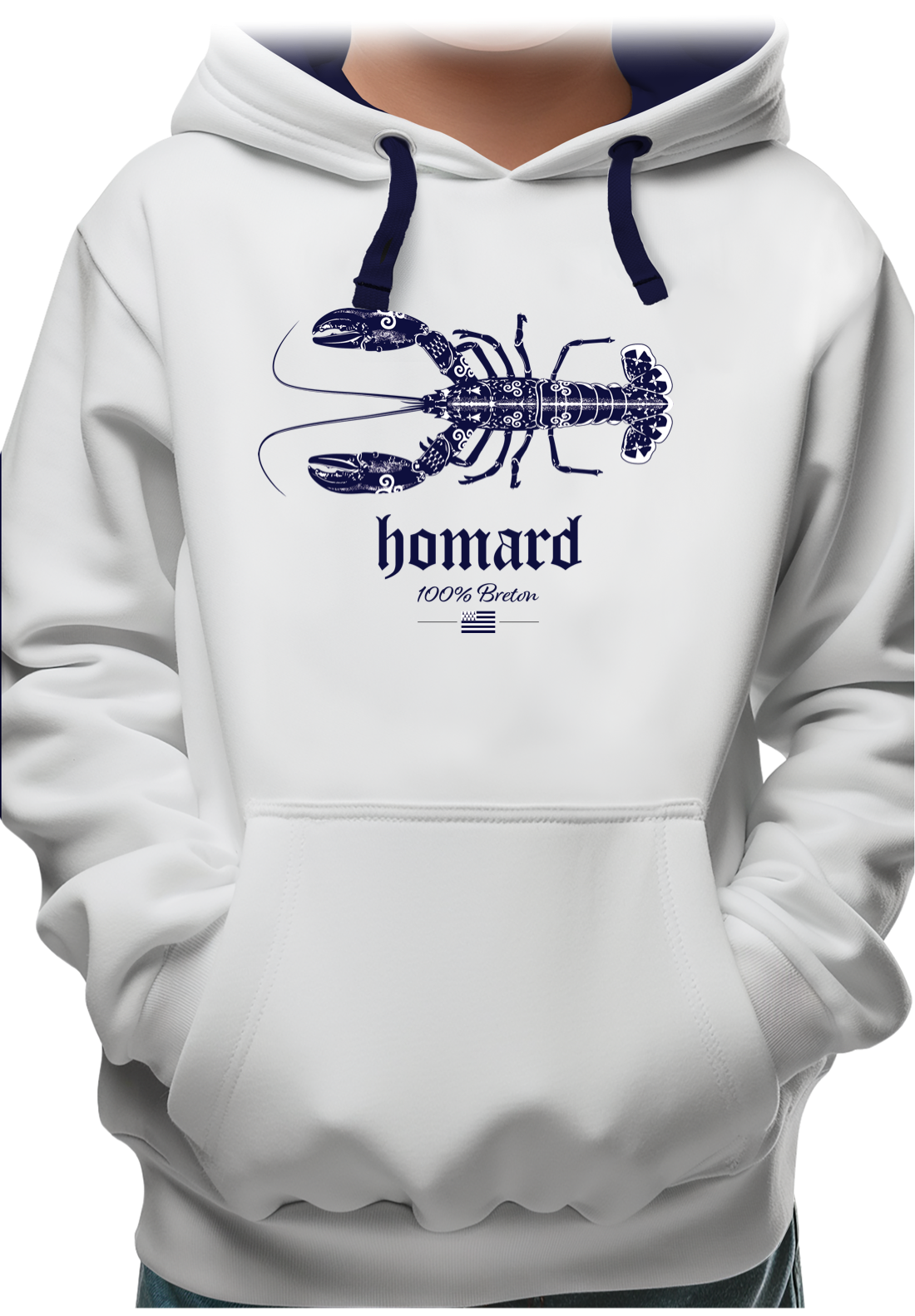 Sweat Enfant Homard 100% breton